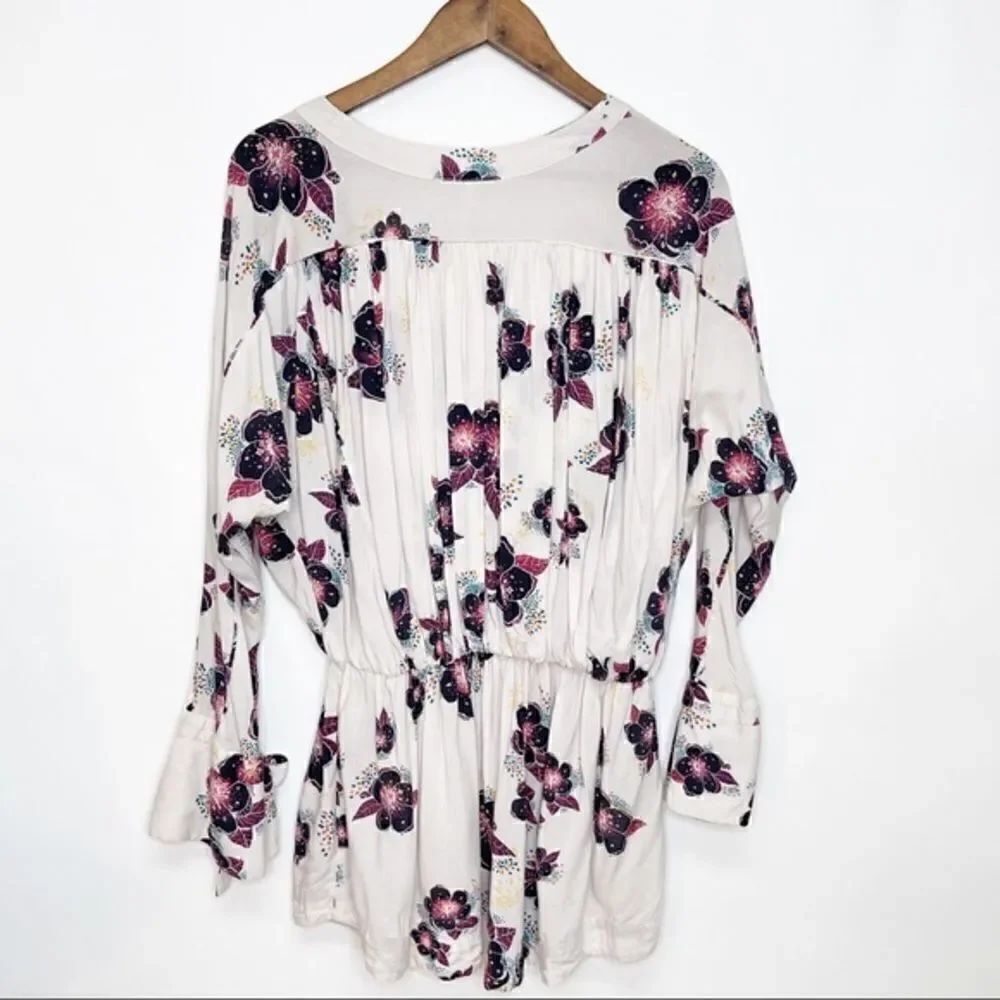 Free People Tuscan Dreams Floral Mini Dress Small - Picture 9 of 15